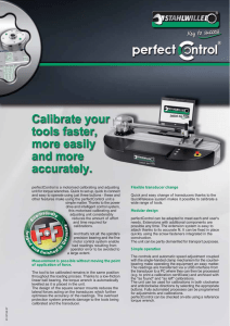 perfectControl is a motorised calibrating and adjusting unit for torque