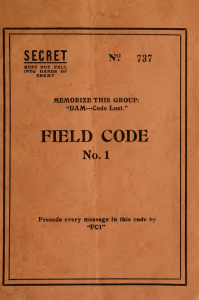 Collection of secret codes