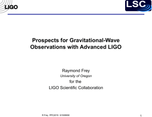 Prospects for Gravitational-Wave Observations with Advanced LIGO
