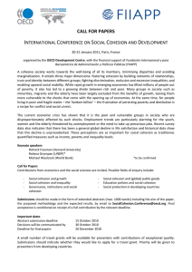 International Conference on Social Cohesion and