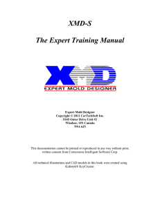 XMD-S The Expert Training Manual