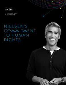 NIELSEN`S COMMITMENT TO HUMAN RIGHTS