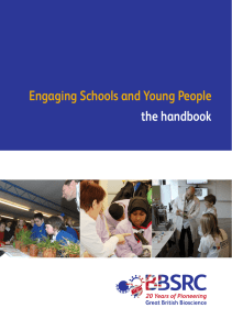 Engaging schools and young people