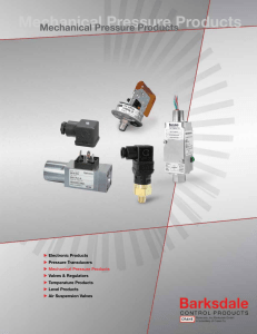 Mechanical Pressure Products