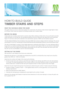 How-To-build guide Timber STairS and STepS