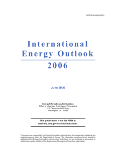 International Energy Outlook 2006