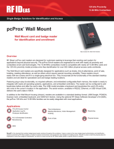 pcProx® Wall Mount