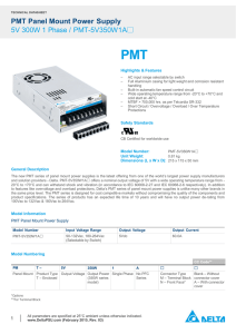 PMT-5V350W1AM Datasheet