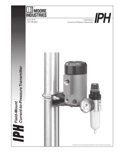 Field-Mount Current-to-Pressure Transmitter