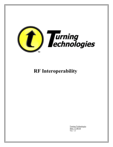 Turning Technologies RF Interoperability