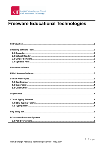 Freeware Educational Technologies