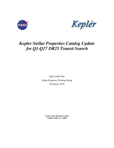 Kepler Stellar Properties Catalog Update for Q1