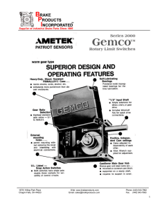 2000-2006 Brochure - AMETEK Factory Automation