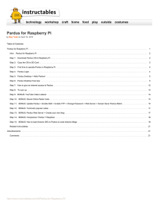 Instructables.com - Pardus for Raspberry Pi