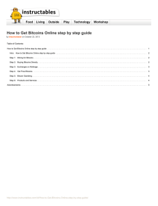 Instructables.com - How to Get Bitcoins Online step