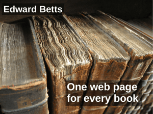 One web page for every book