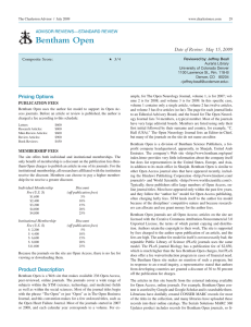 Bentham Open - E