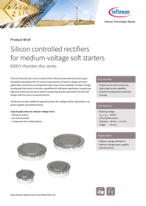 SCRs for Medium-Voltage Soft Starters