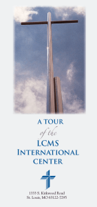 LCMS International center - The Lutheran Church—Missouri Synod