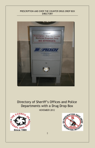Directory of Sheriff`s Offices and Police Departments with a Drug