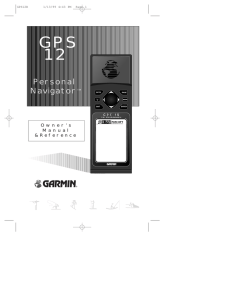 GPS 12 Owners Manual