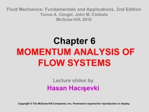 Momentum Analysis of Flow Systems File