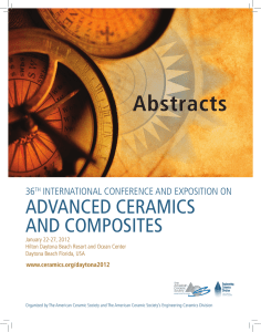 Abstracts - The American Ceramic Society