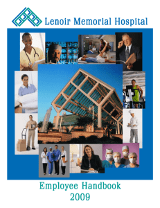 LMH Handbook - Lenoir Memorial Hospital