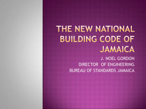 THE NEW NATIONAL BUILDING CODE OF jAMAICA