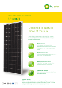 BP 4190T - FF Solar