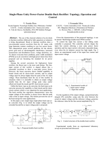 Single-Phase Unity Power-Factor Double Buck Rectifier: Topology