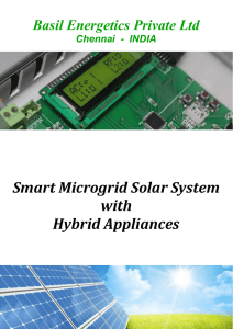 Brochure - Smart MicroGrid Solar System