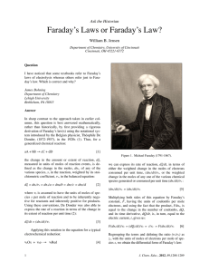 189. Faraday`s Law - University of Cincinnati