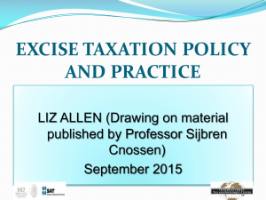 Mexico Session 1 item 2 Excise Taxation Policy