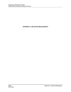 Selected Bibliography - Buffalo Architecture and History