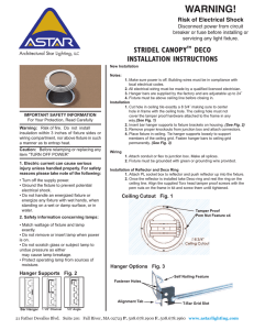 Stridel Canopy Instructions - Architectural Star Lighting