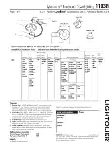 Specification Sheets