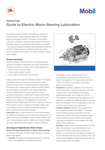 How to choose grease for electric motor bearings | Mobil™
