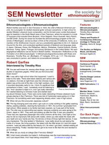 Vol. 47.4 September 2013 - Society for Ethnomusicology