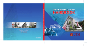 Undergradute Handbook - Faculty Home