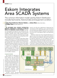 Eskom Integrates Area SCADA Systems