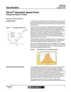 Data Bulletin Altivar Adjustable Speed Drives