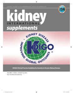 KDIGO clinical practice guideline for anemia in chronic kidney disease
