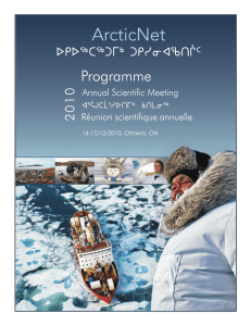Proceedings - ArcticNet meeting