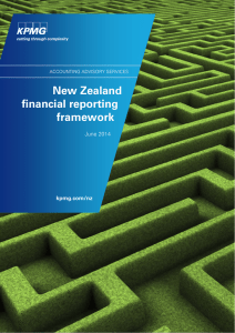 New Zealand financial reporting framework