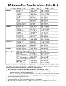 Printable PDF Schedule