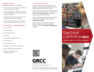 Electrical Controls - Grand Rapids Community College