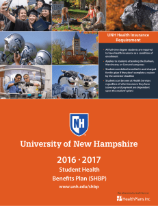 View and the 2016-17 Student Health Benefits Plan