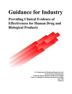Providing clinical evidence of effectiveness for human and bio