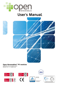 User`s Manual - Open Renewables